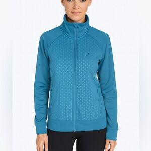 Nike Woman Dri Fit Sports full Zip Long sleeves Jacket Sapphire Size M